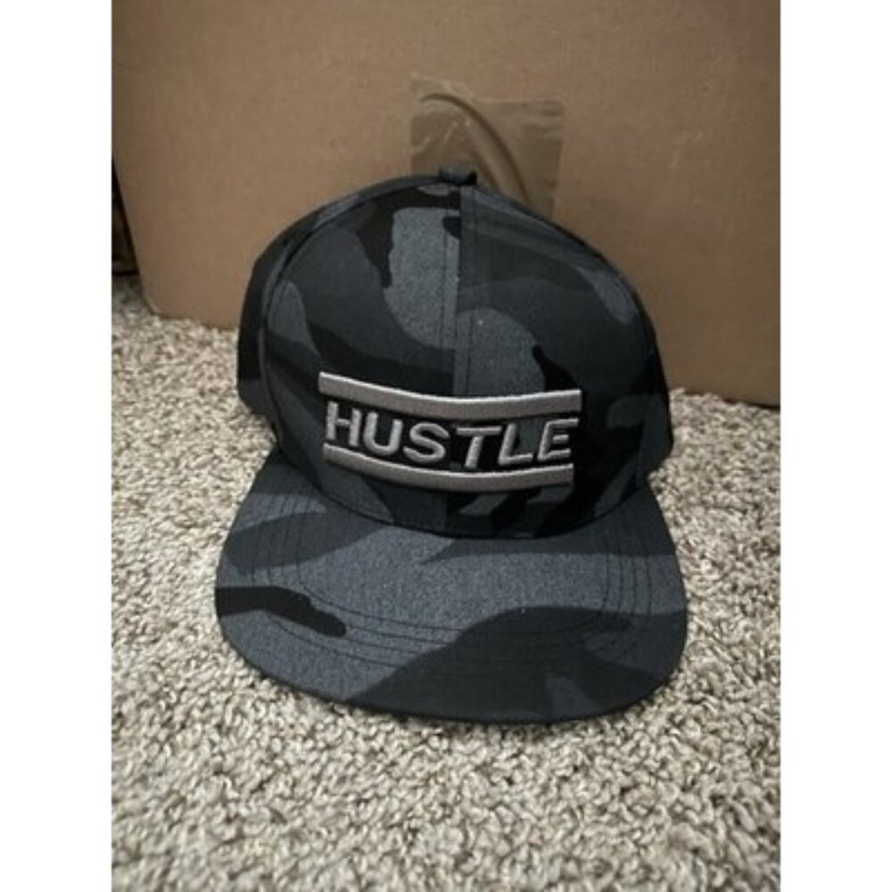 Black Blue Camo Camouflage Hustle Hap Cap SnapBack Trucker Fresh Supply